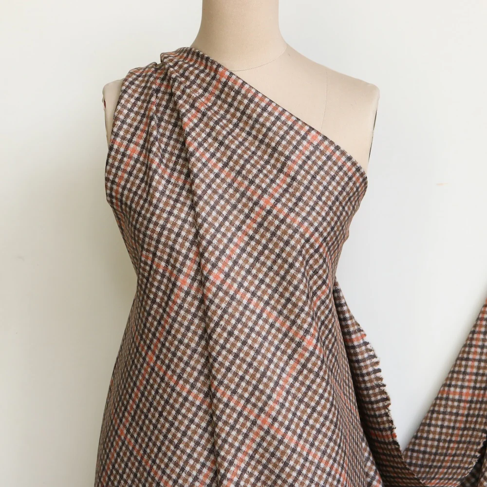 Brunella Walnut Check Flannel - Image 5