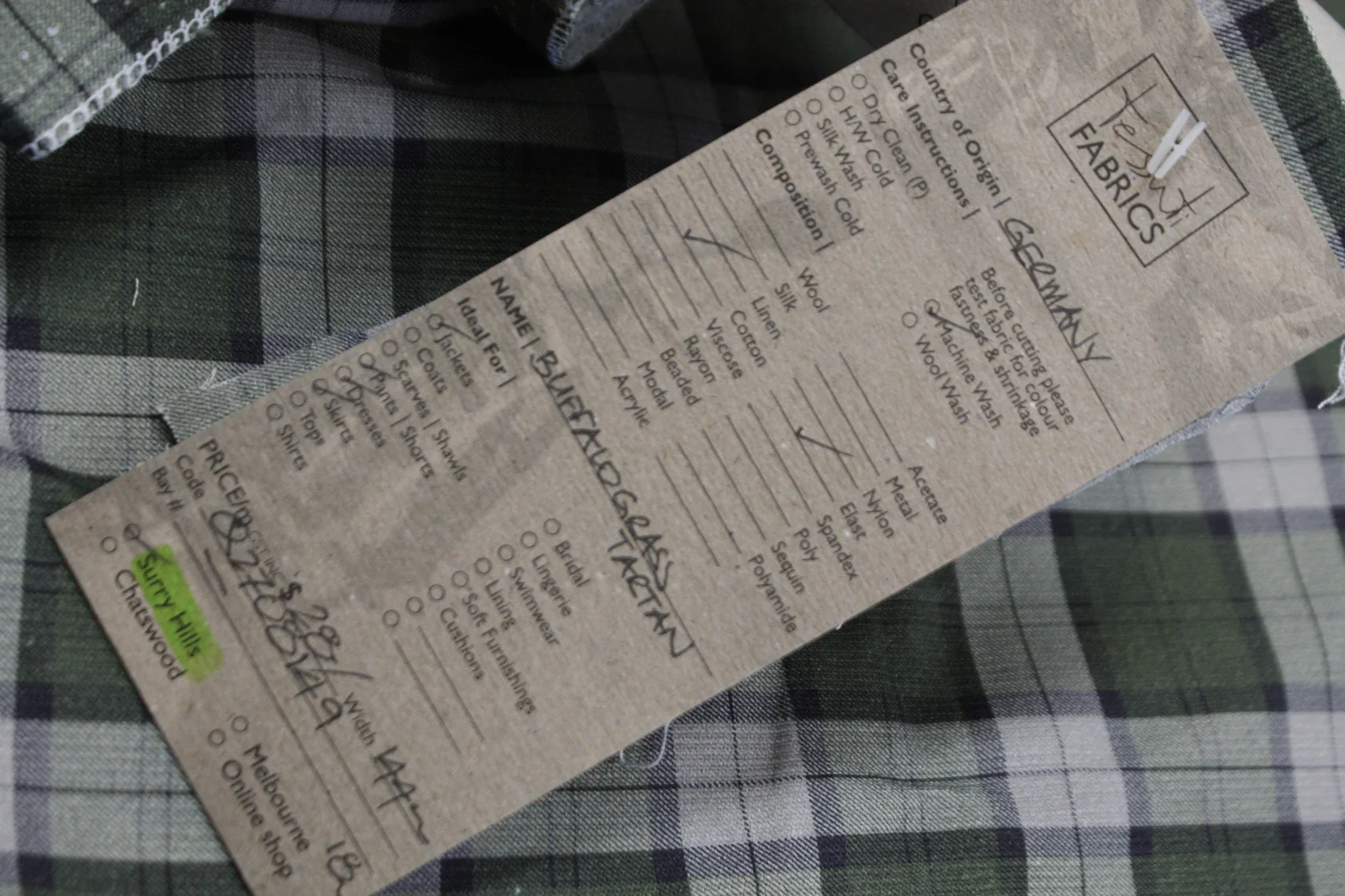 Buffalograss Tartan - Image 3