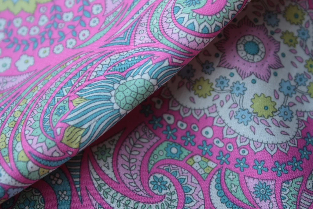 Busy Issie Pink - Tana Lawn