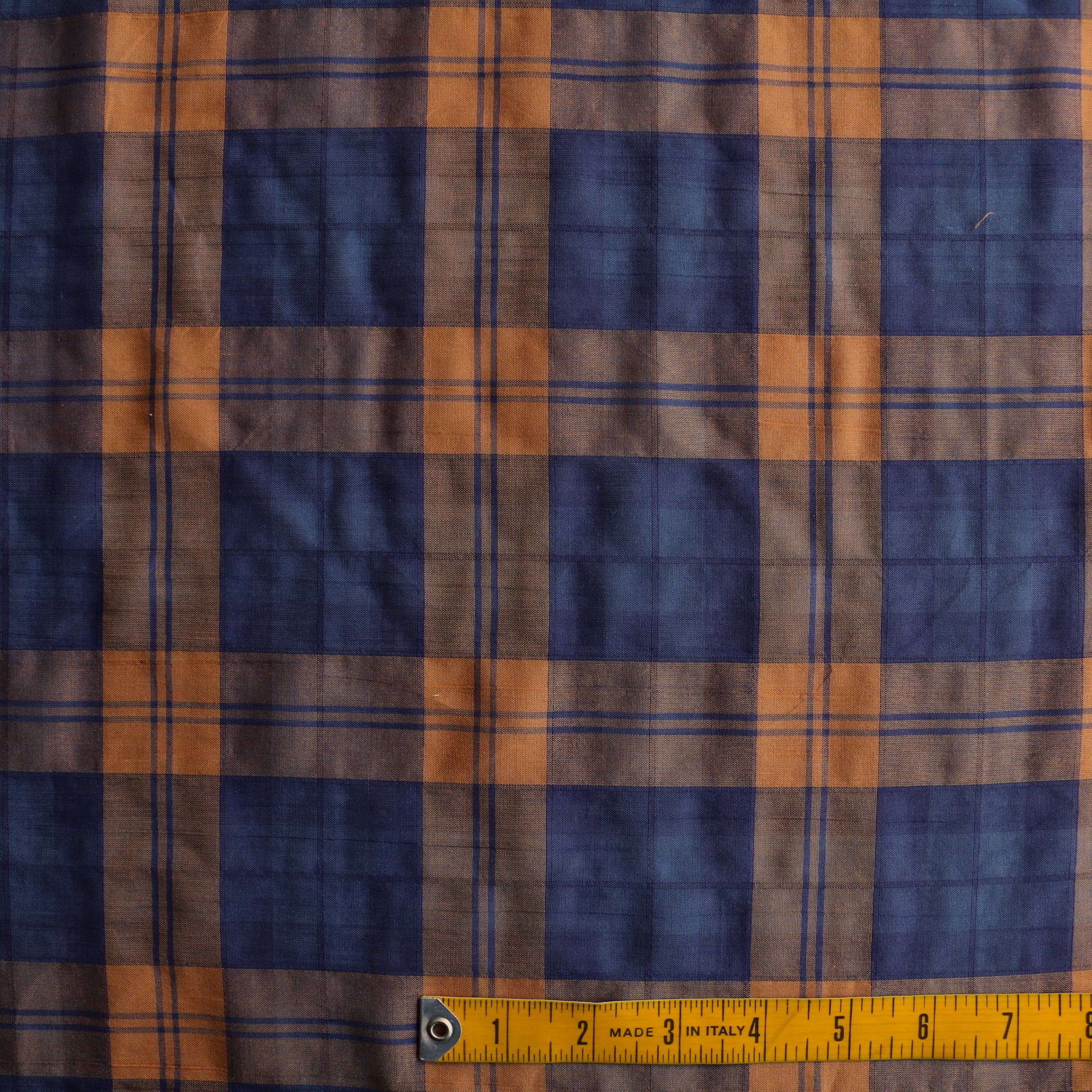 Butterscotch Check Voile - Image 3