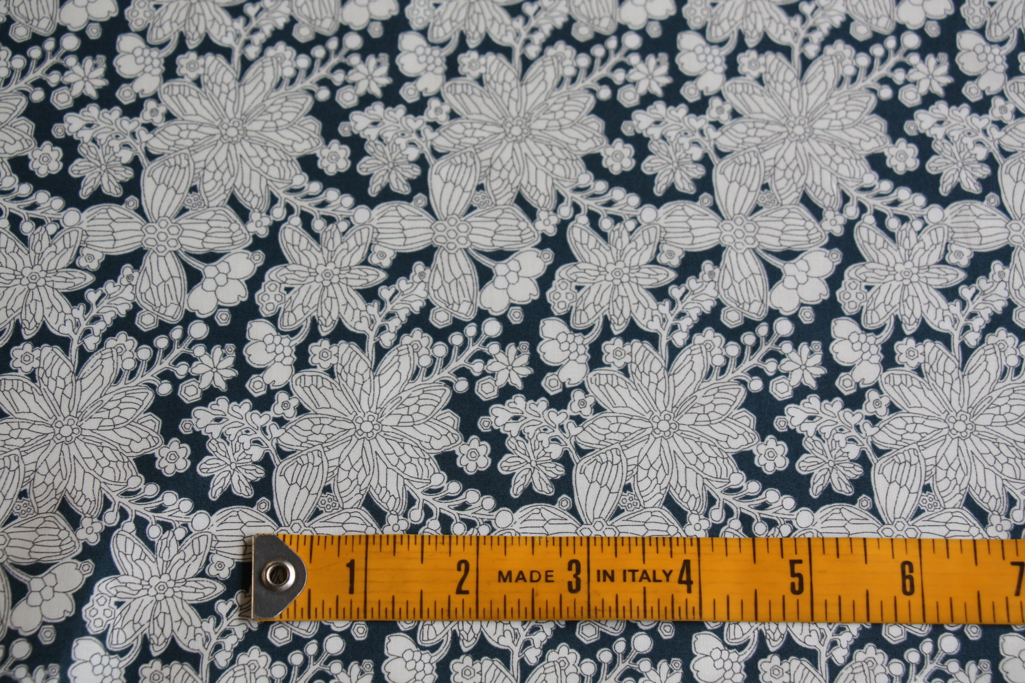 Buzz Blossom Navy Tana Lawn - Liberty Fabrics - Image 2