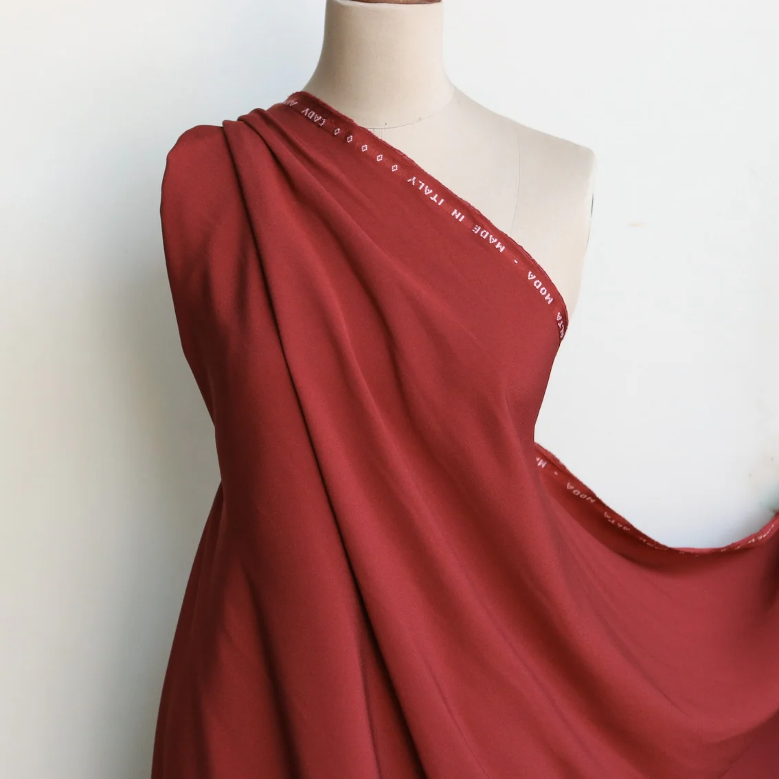 Cady Amber Satin-Backed Crepe - Image 4