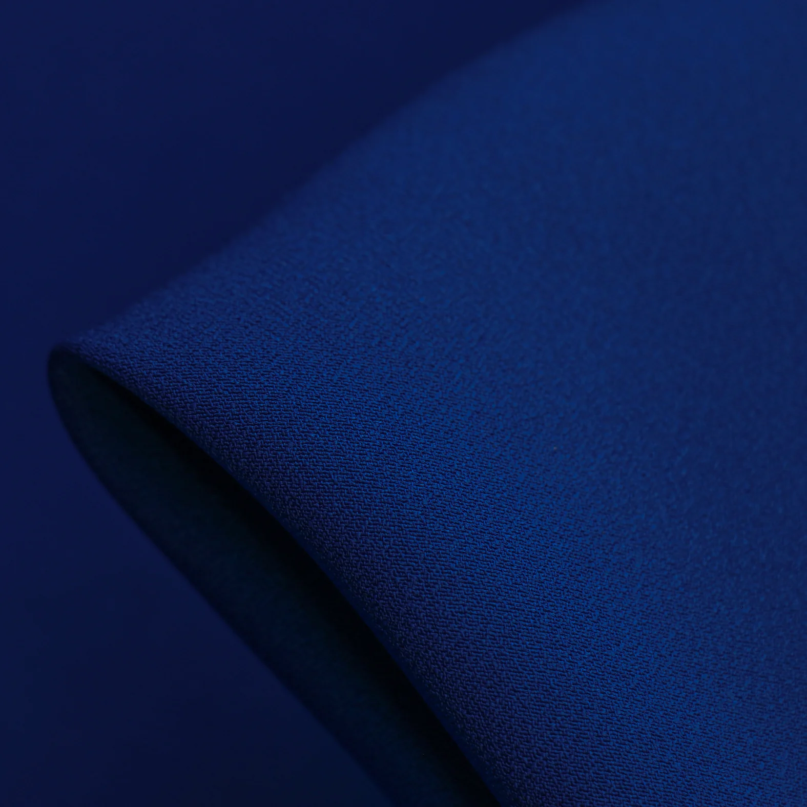 Cady Cobalt Satin-Backed Crepe