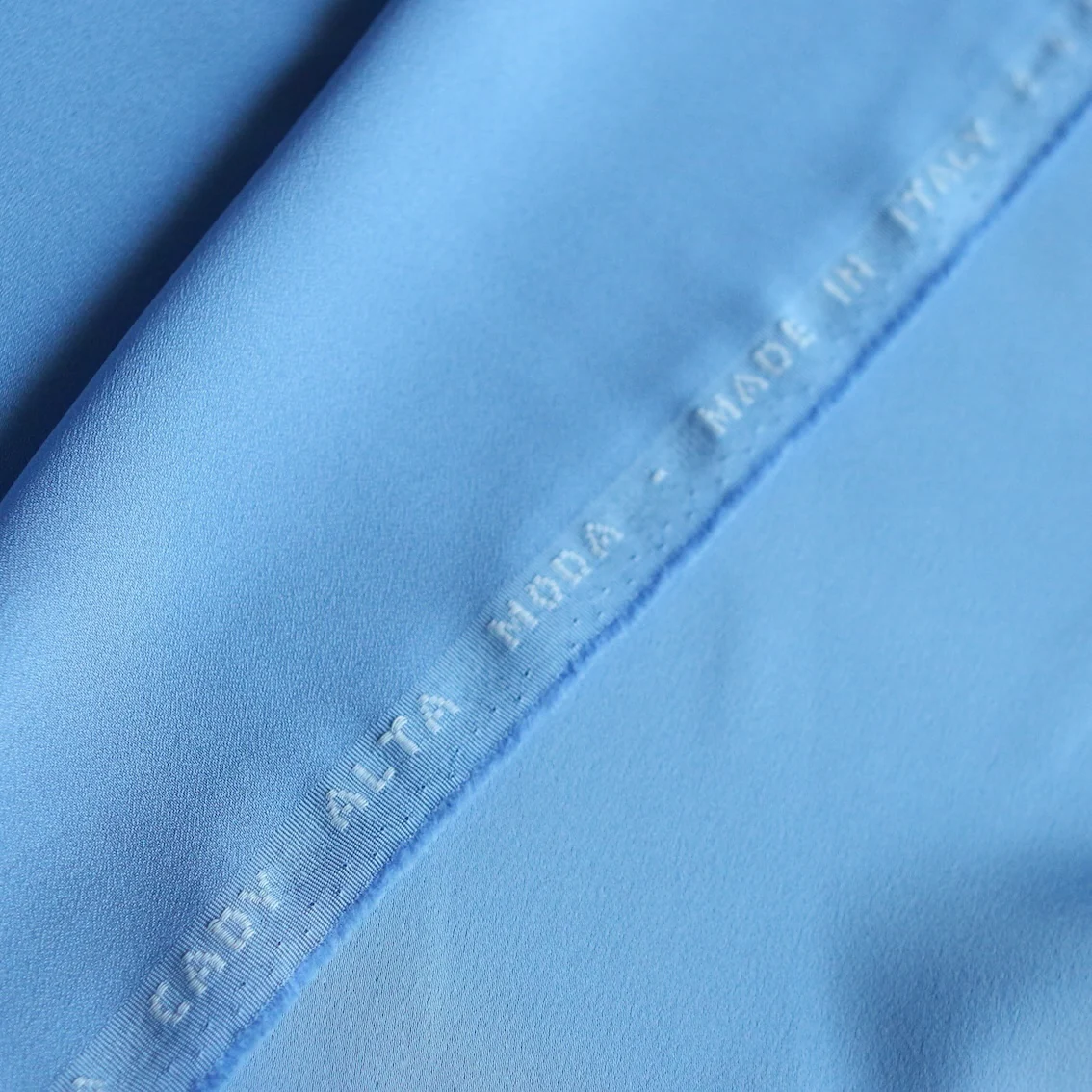 Cady Cornflower Satin Backed Crepe - Image 3