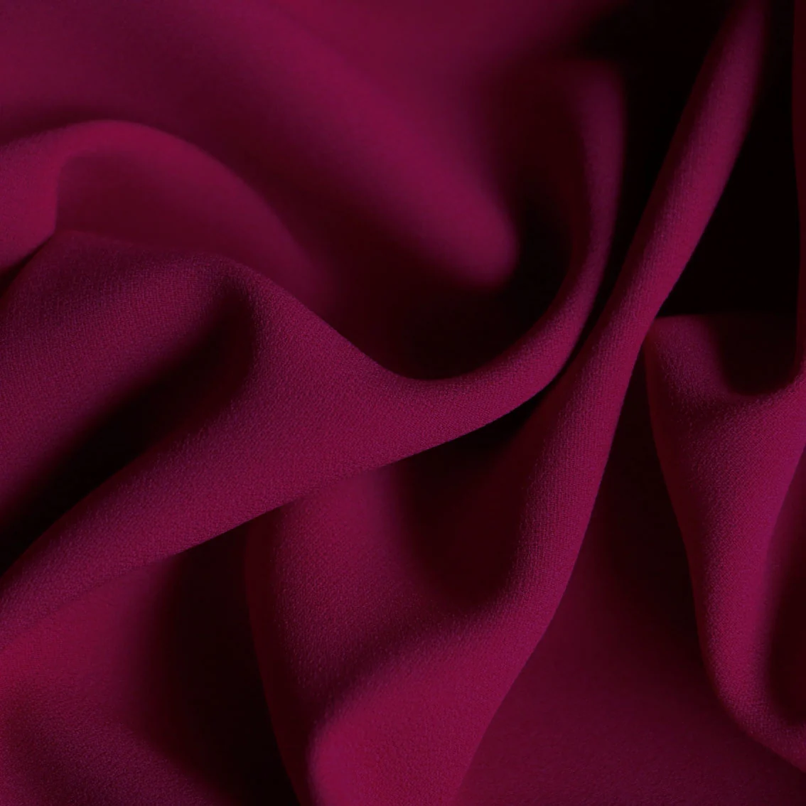 Cady Crepe Dark Fuschia - Image 2
