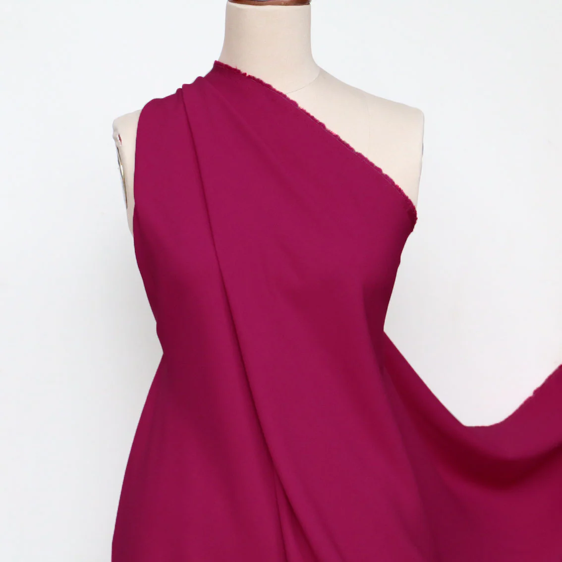 Cady Crepe Dark Fuschia - Image 5