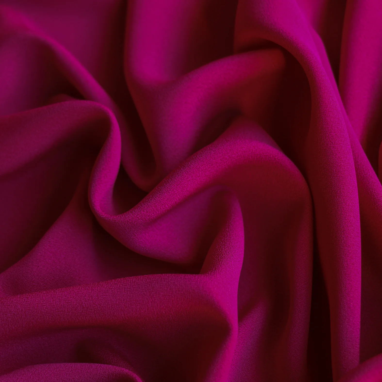 Cady Fuchsia Satin-Backed Crepe - Image 2