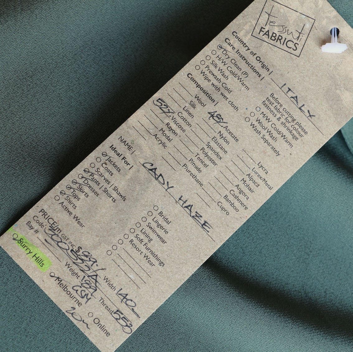 Cady Haze Satin Backed Crepe - Image 4
