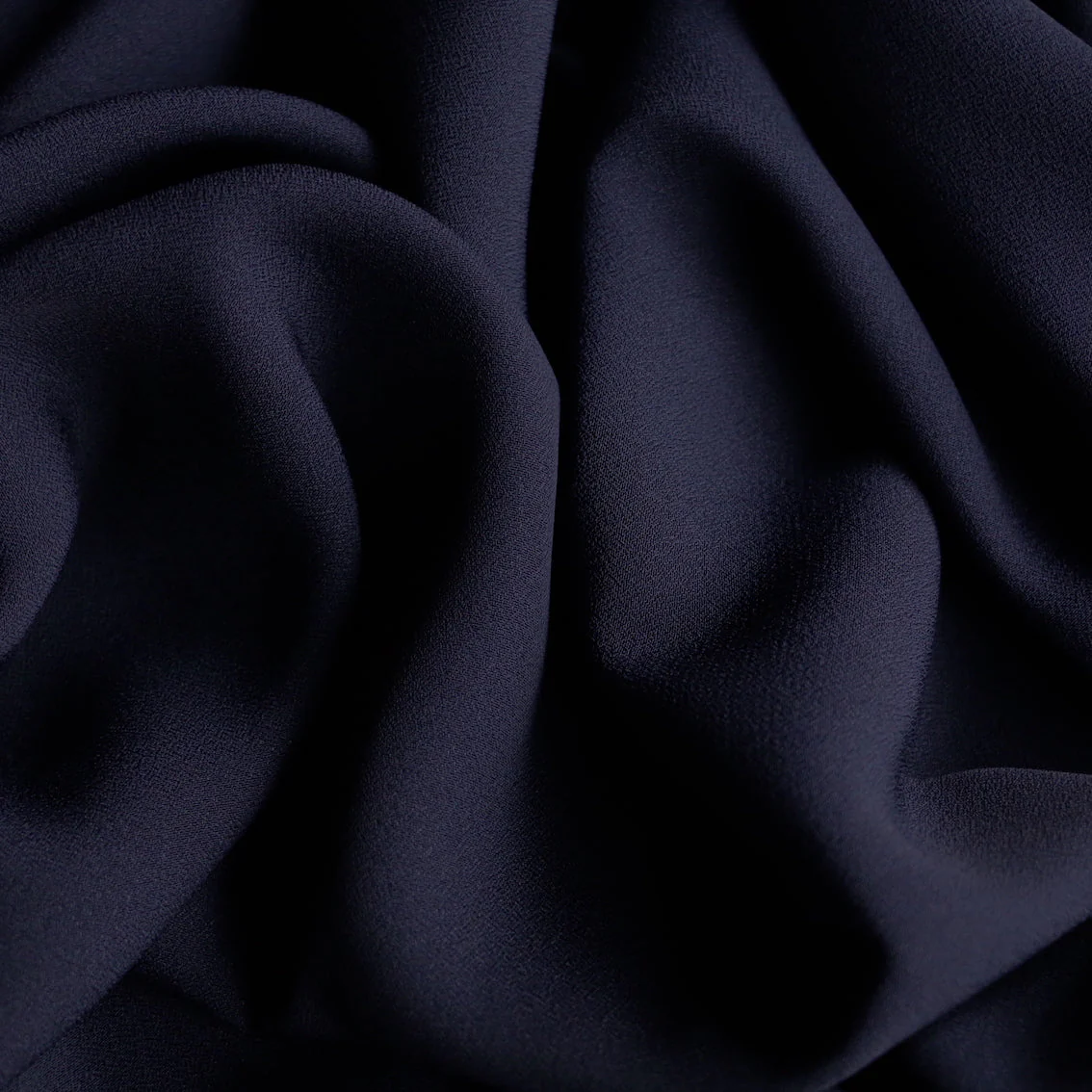 Cady Navy Blu Satin Backed Crepe - Image 2