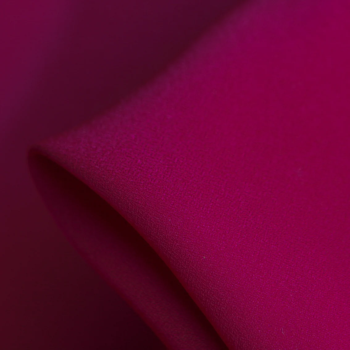 Cady Raspberry Satin-Backed Crepe