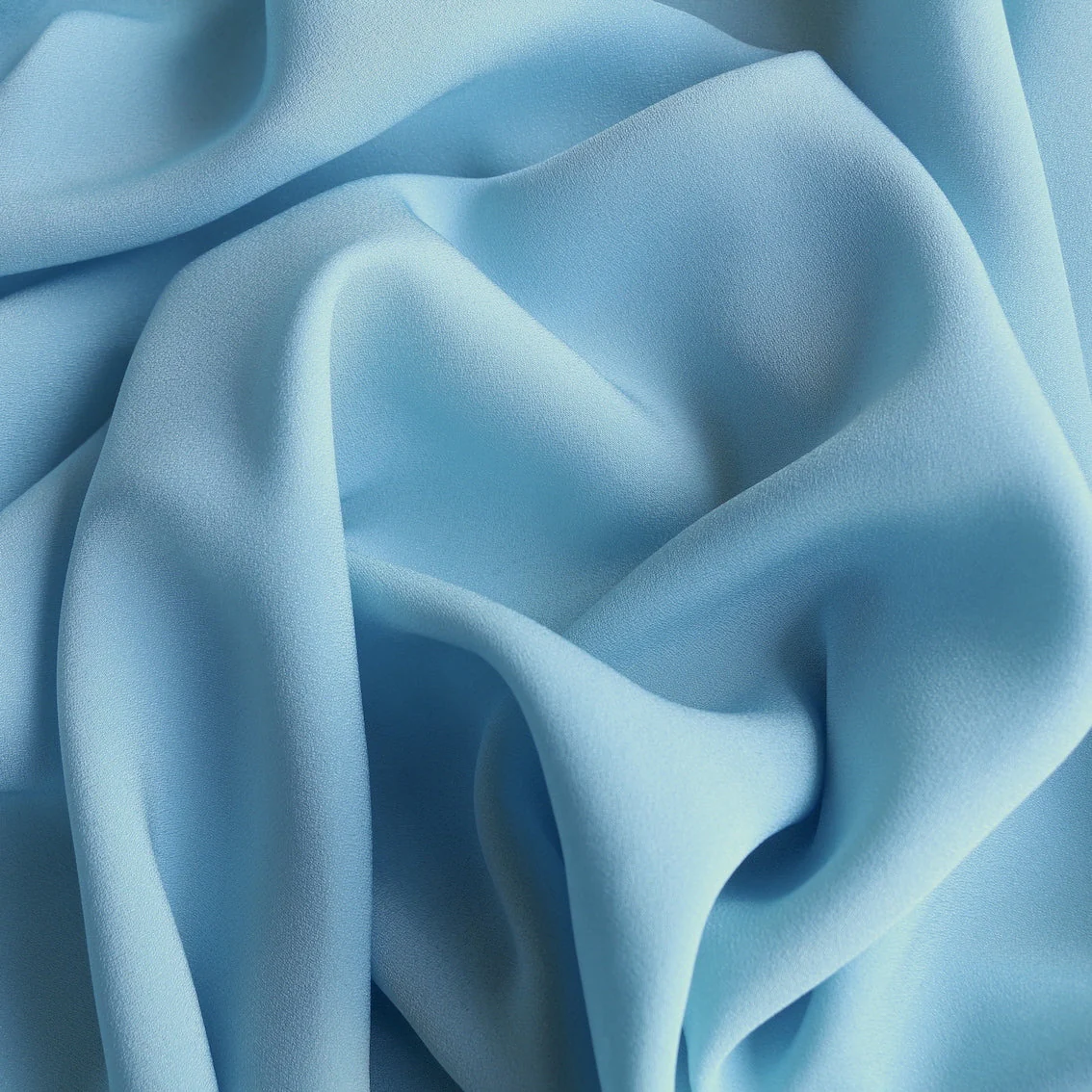 Cady Sky Satin Backed Crepe - Image 2