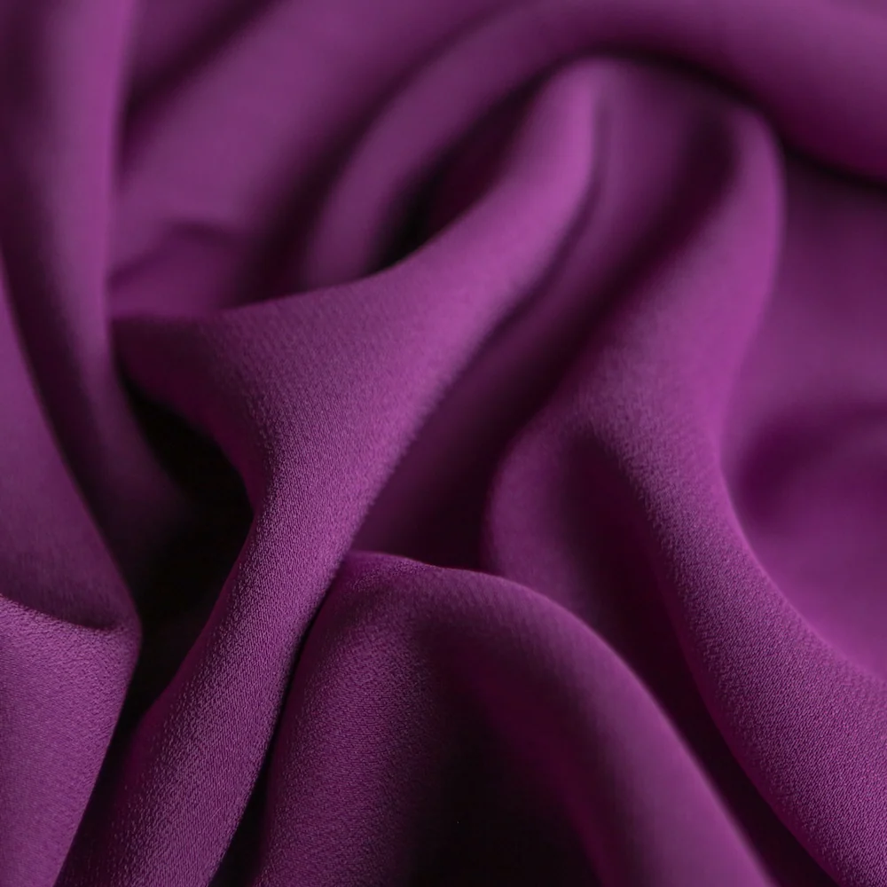 Cady Viola Satin-Backed Crepe - Image 3