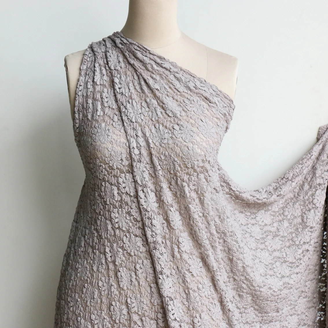 Cafe Au Lait Stretch Lace - Image 5