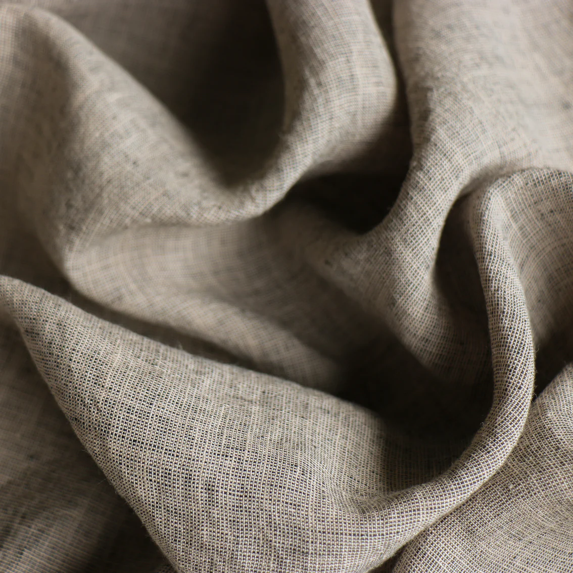 Caicos Black Vintage Washed Linen - Image 2