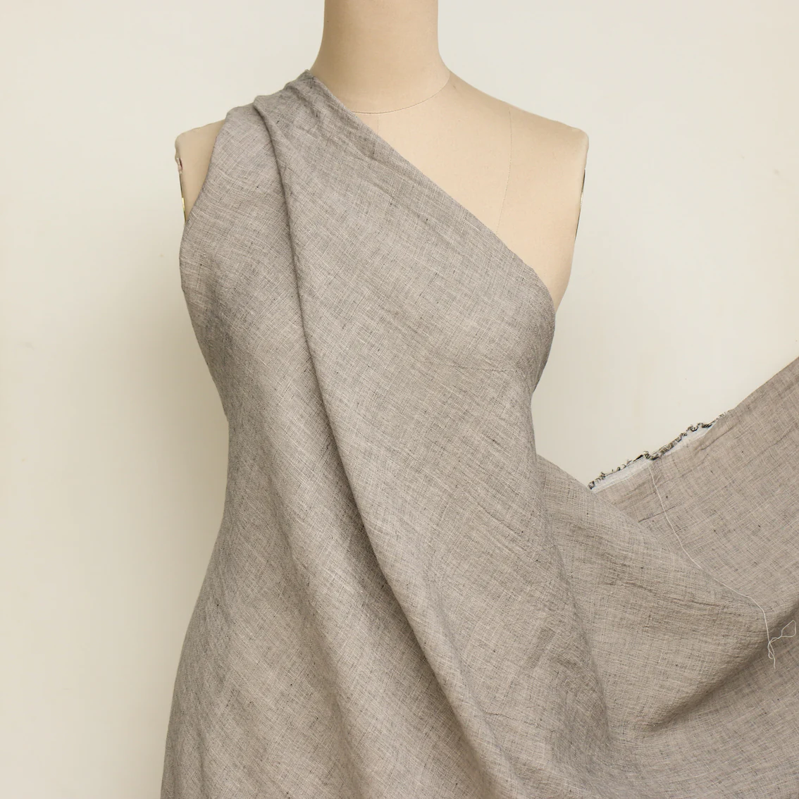 Caicos Black Vintage Washed Linen - Image 4