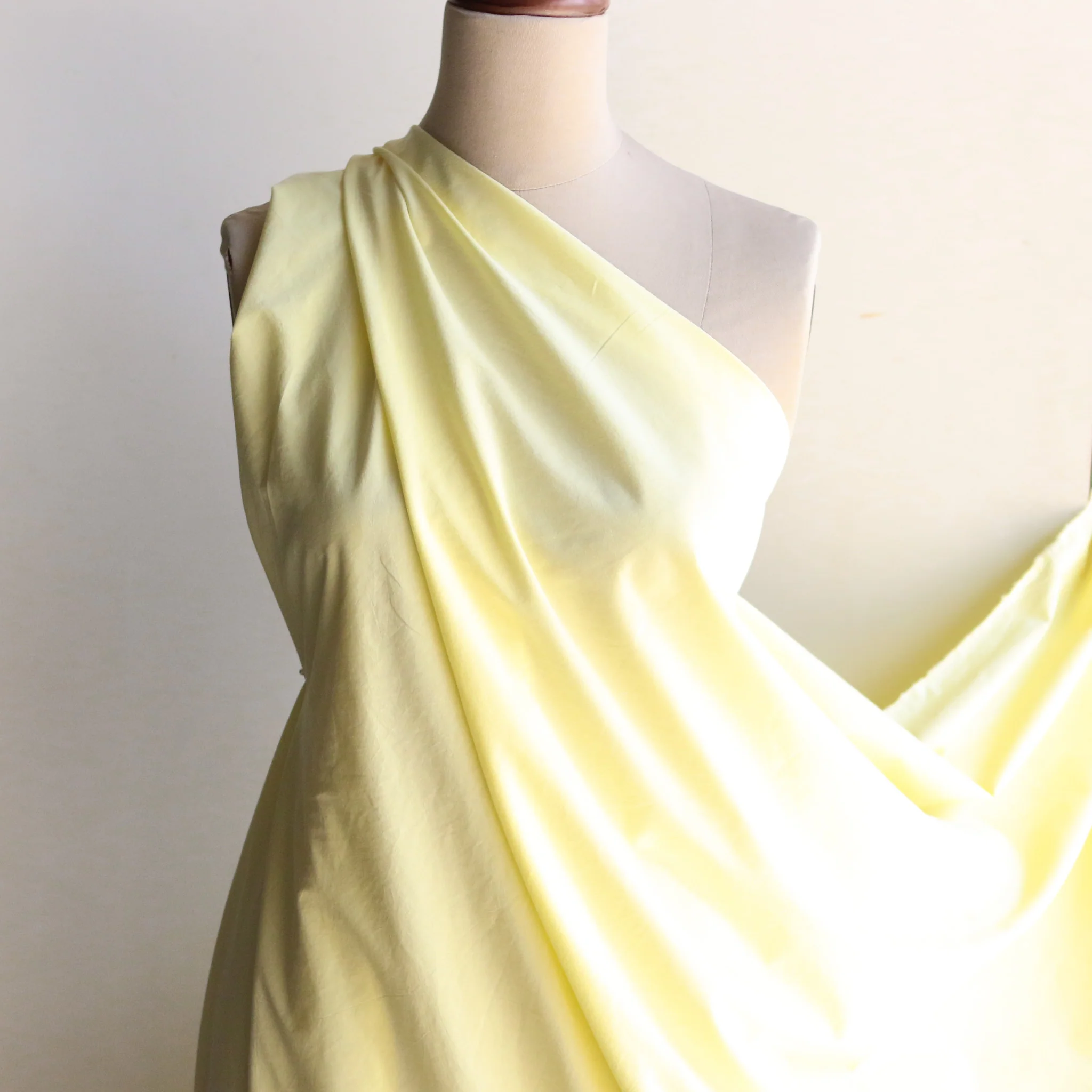 Calais Lemon Cotton Poplin - Image 4