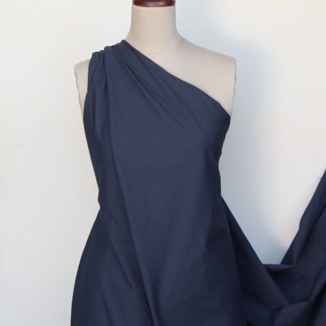 Calais Navy Poplin - Image 3
