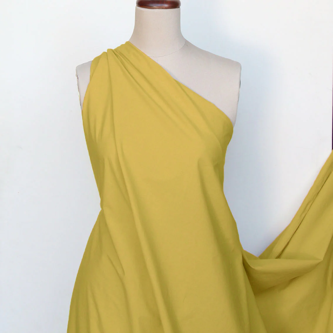 Calais Yolk Cotton Poplin - Image 5
