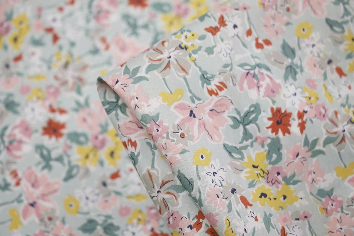 California Bloom Mint - Tana Lawn