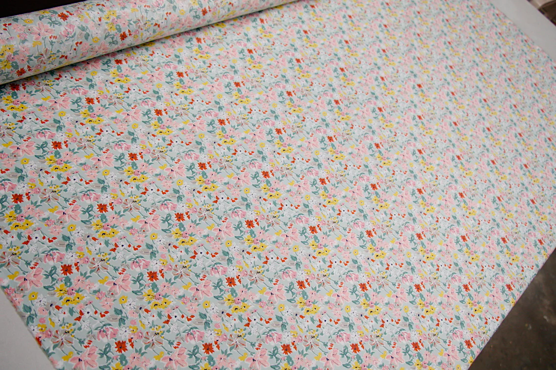California Bloom Mint - Tana Lawn - Image 4