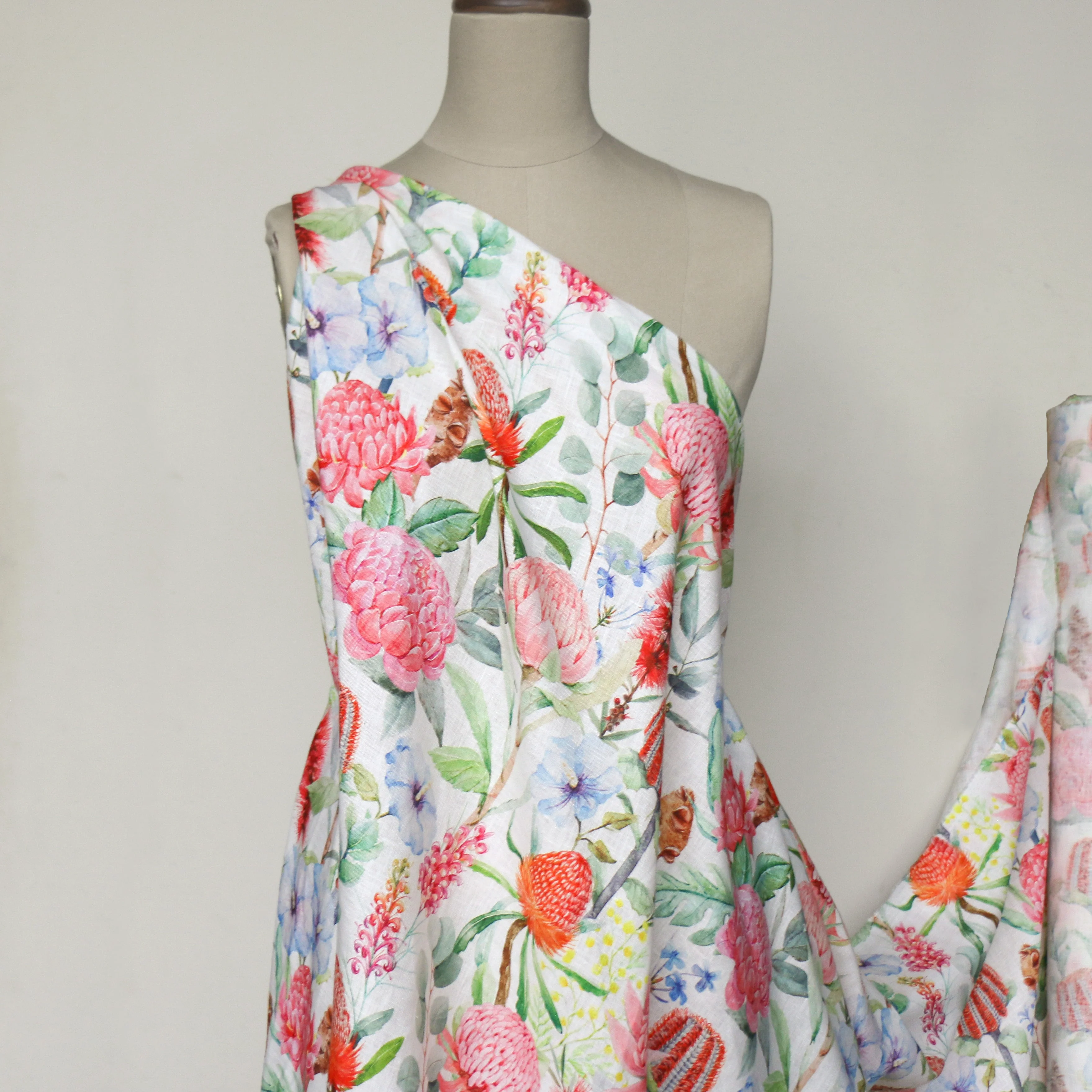 Calling All Blooms Printed Linen - Image 5