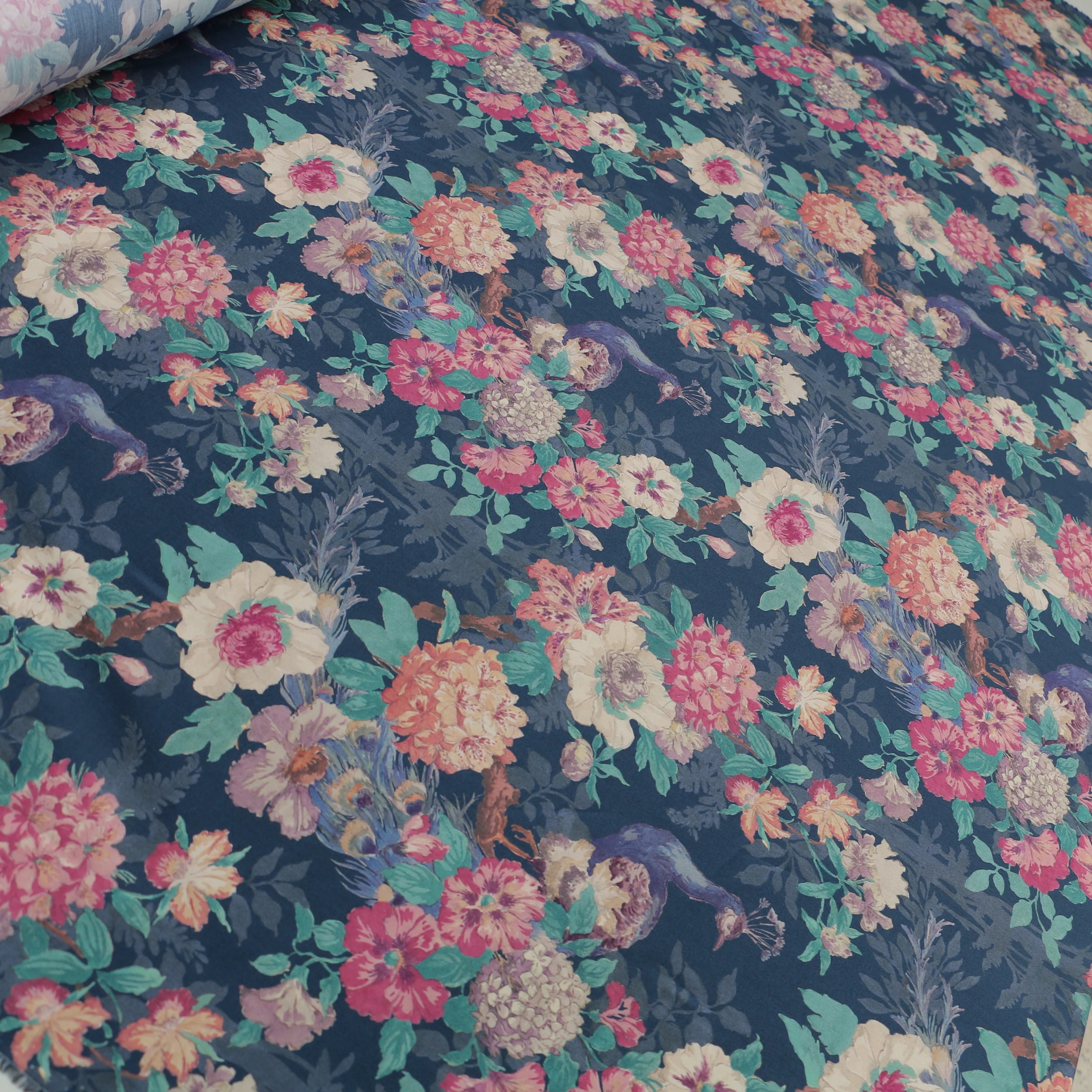Camberwell Peacock Navy Liberty Tana Lawn⢠- Image 7