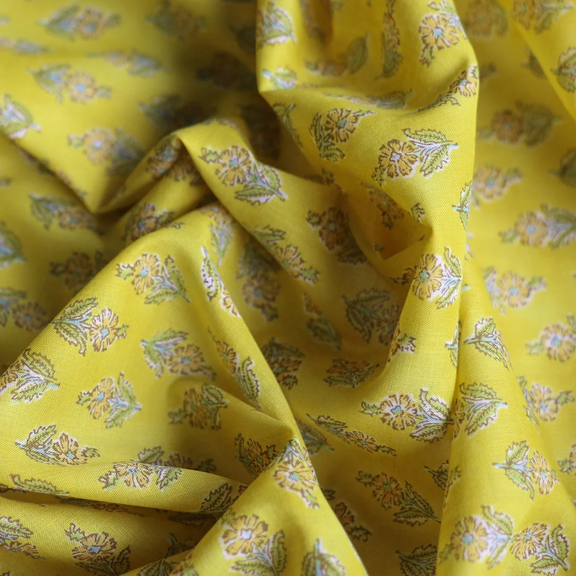 Camellia Blooms Cotton Voile - Image 2