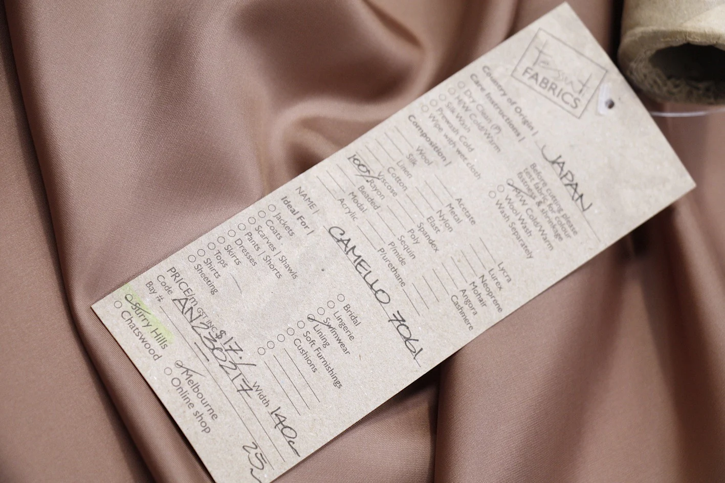 Camello Rayon Lining - Image 2