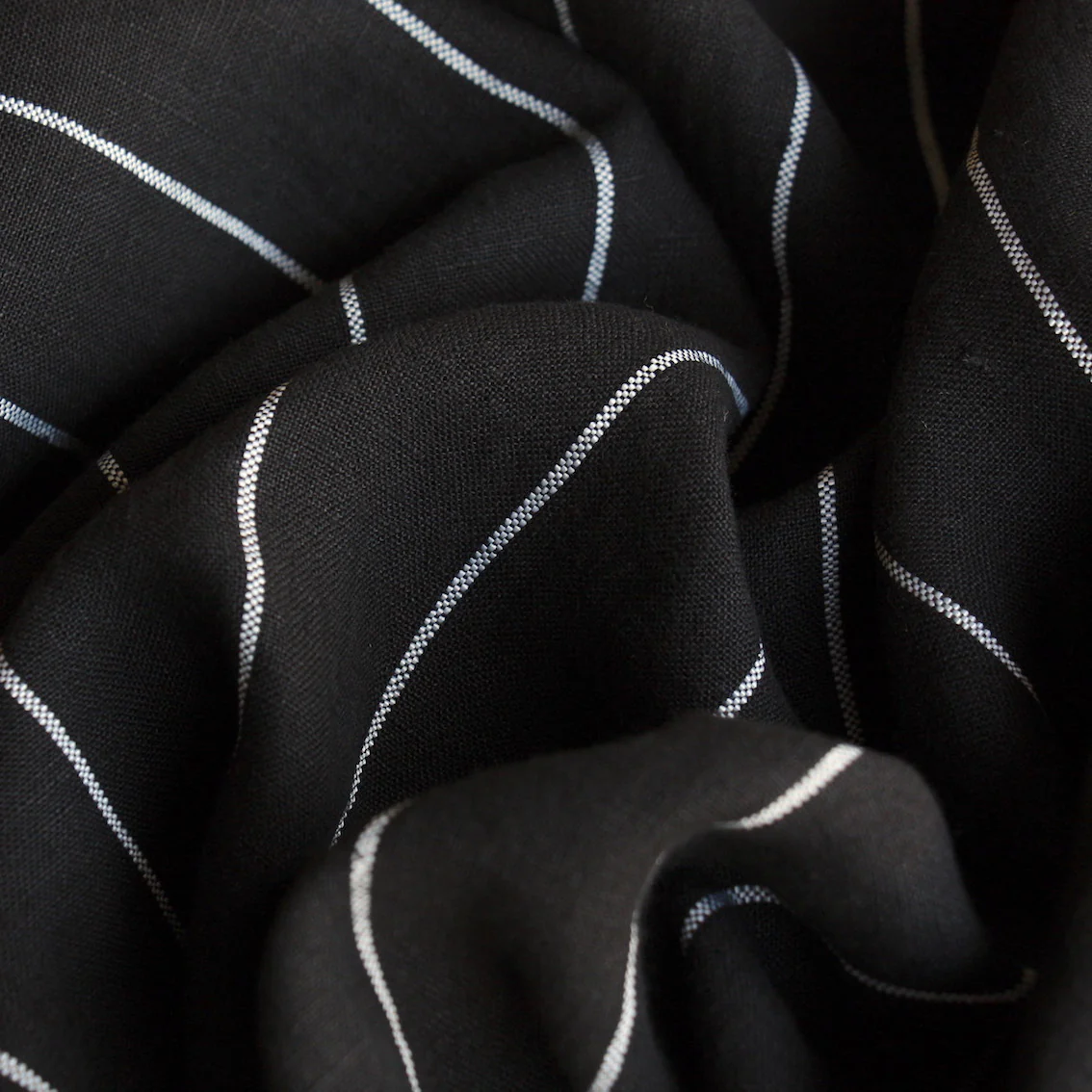 Cameo Washed Black Linen - Image 2