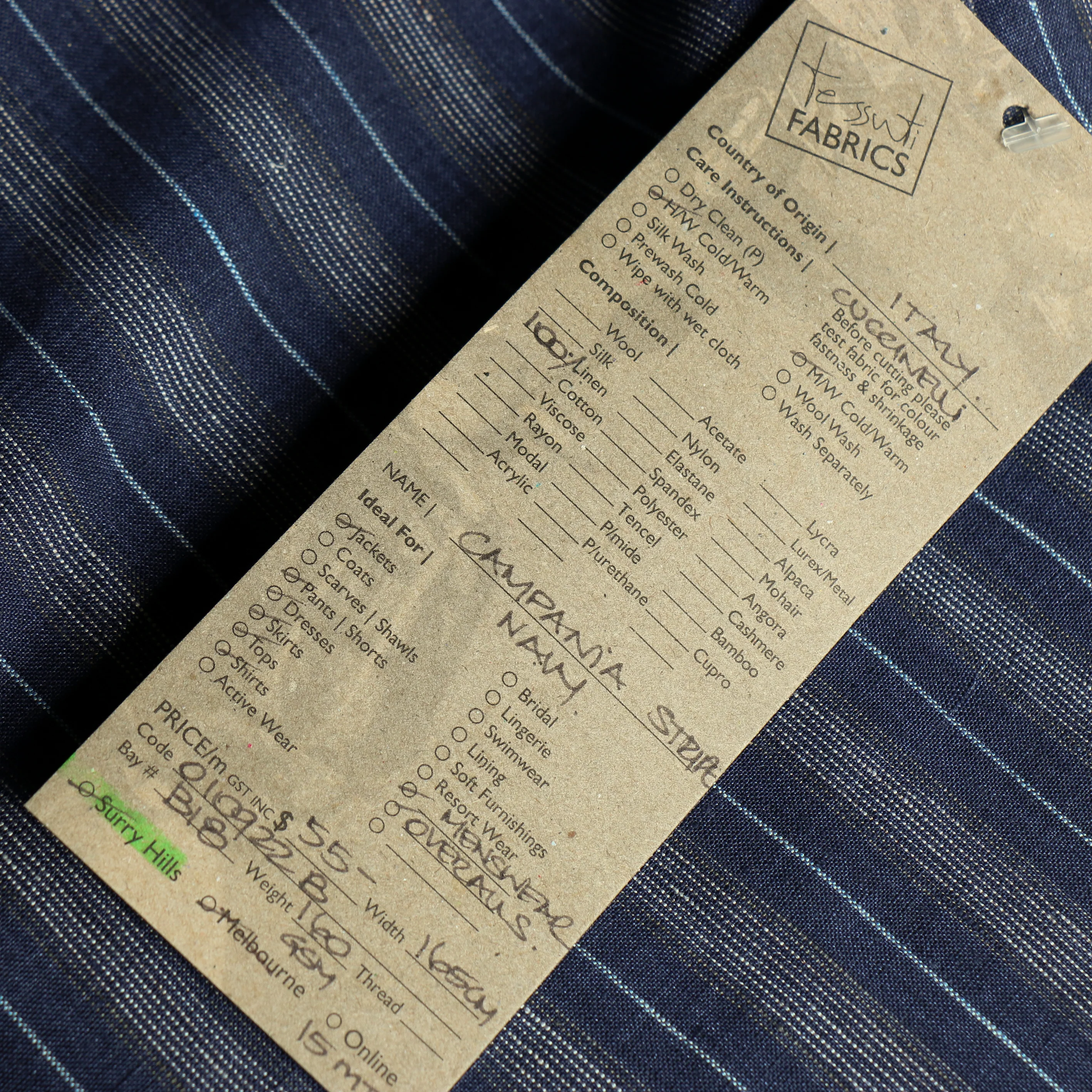 Campania Stripe Navy - Image 4