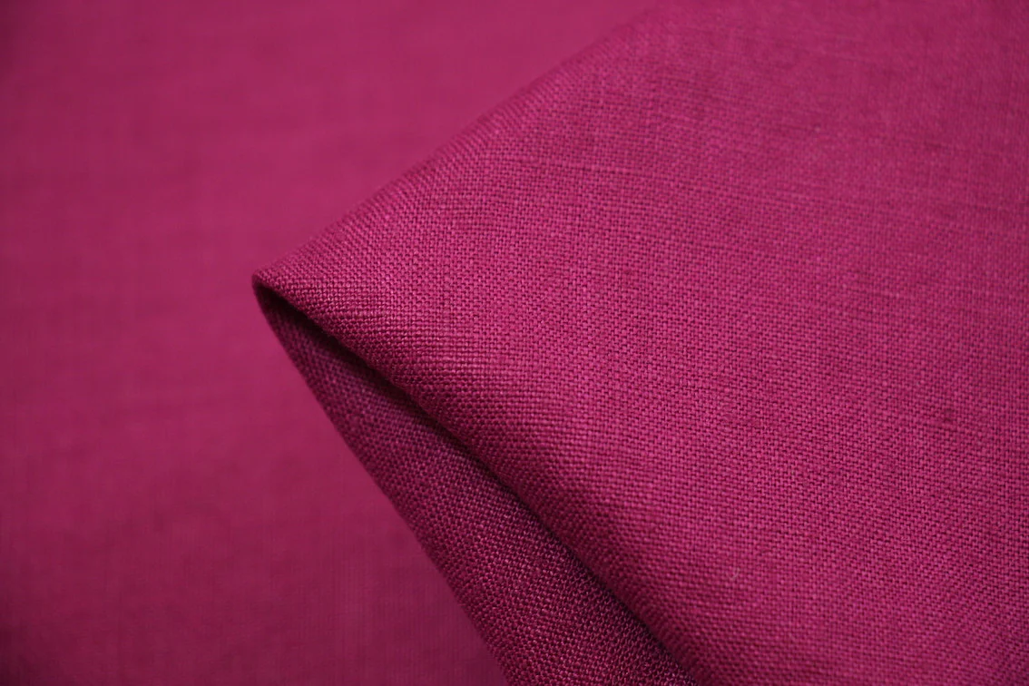 Candy Magenta Washed Linen