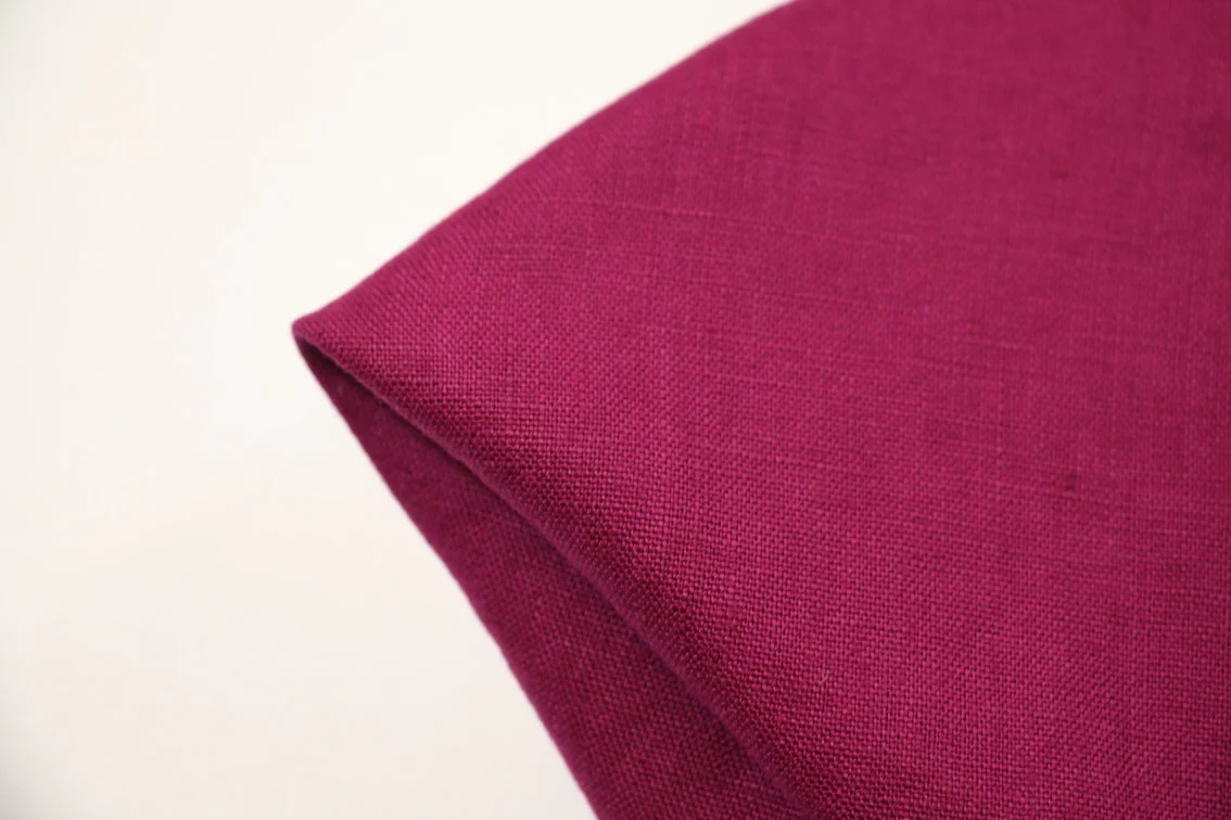 Candy Magenta Washed Linen - Image 2