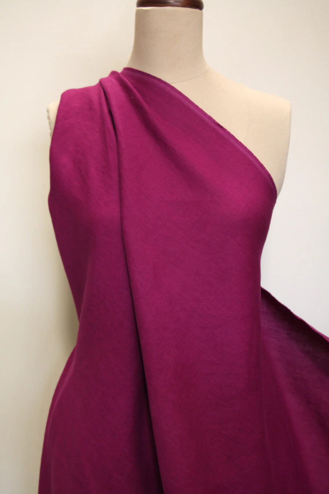 Candy Magenta Washed Linen - Image 4