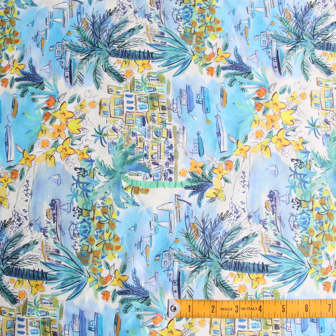 Cape Vista Blue/Yellow - Liberty Tana Lawn™ - Image 3