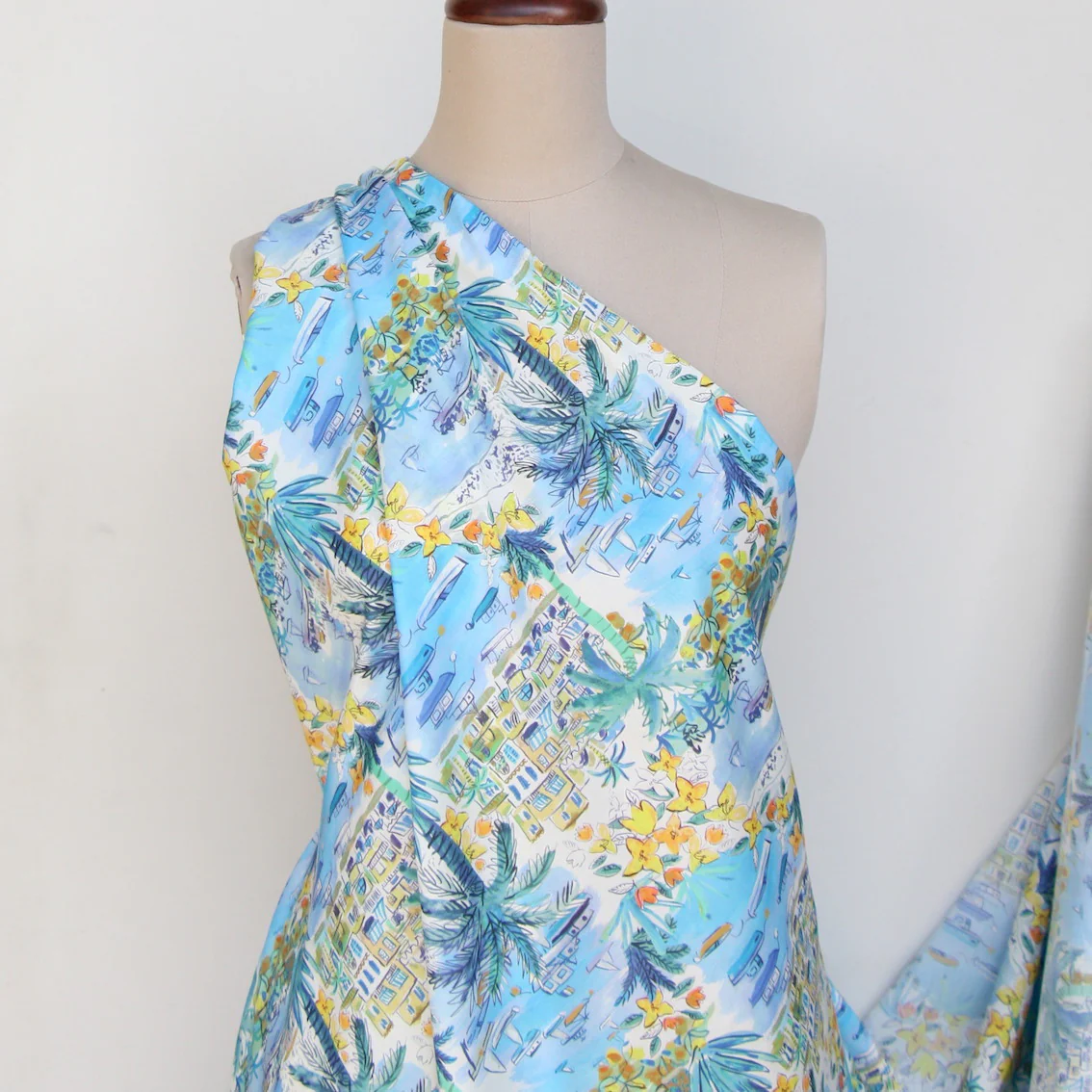 Cape Vista Blue/Yellow - Liberty Tana Lawn™ - Image 6