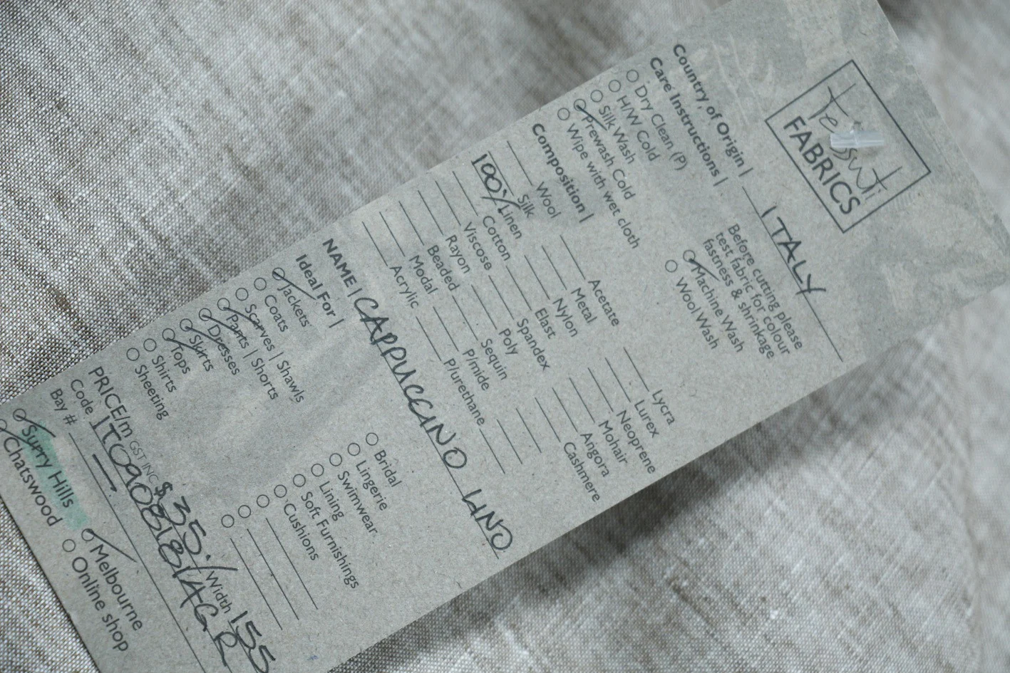 Cappuccino Lino - Image 2