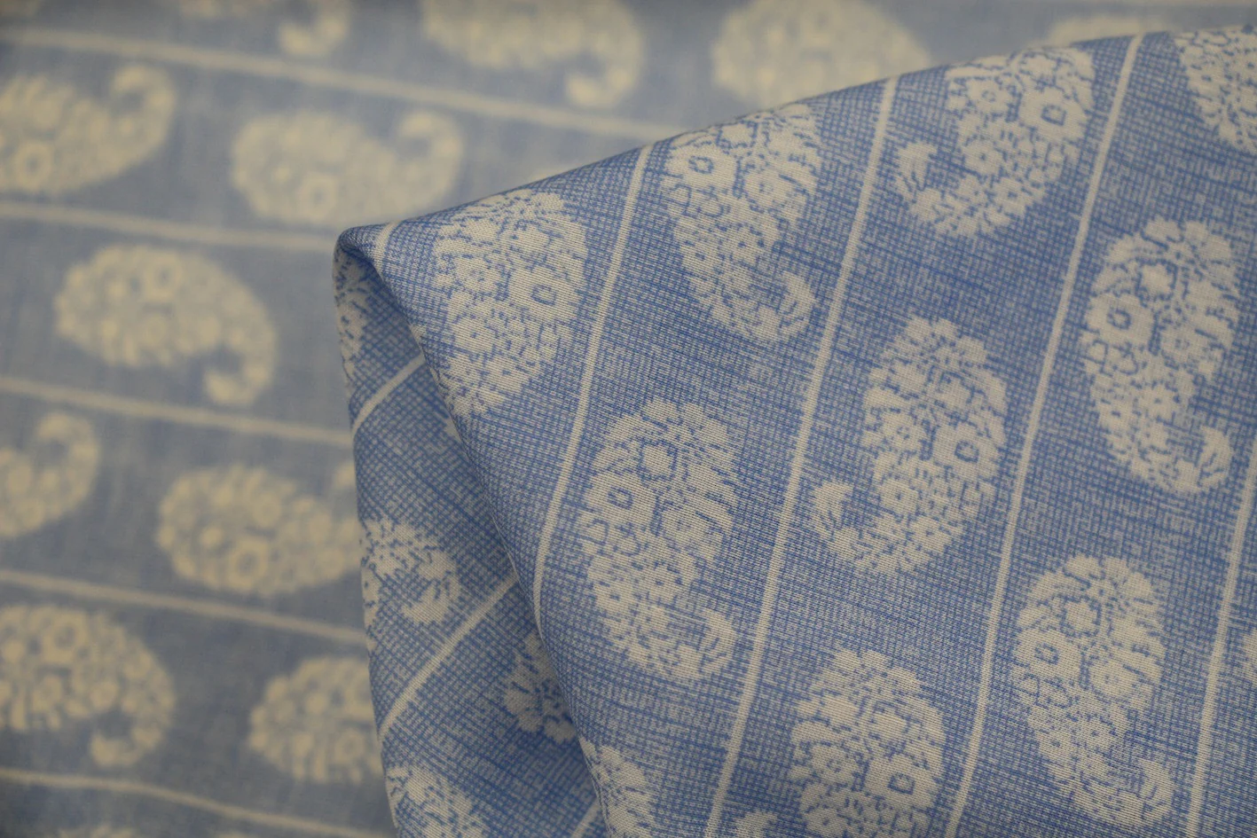 Capri Blu Stripe - Voile