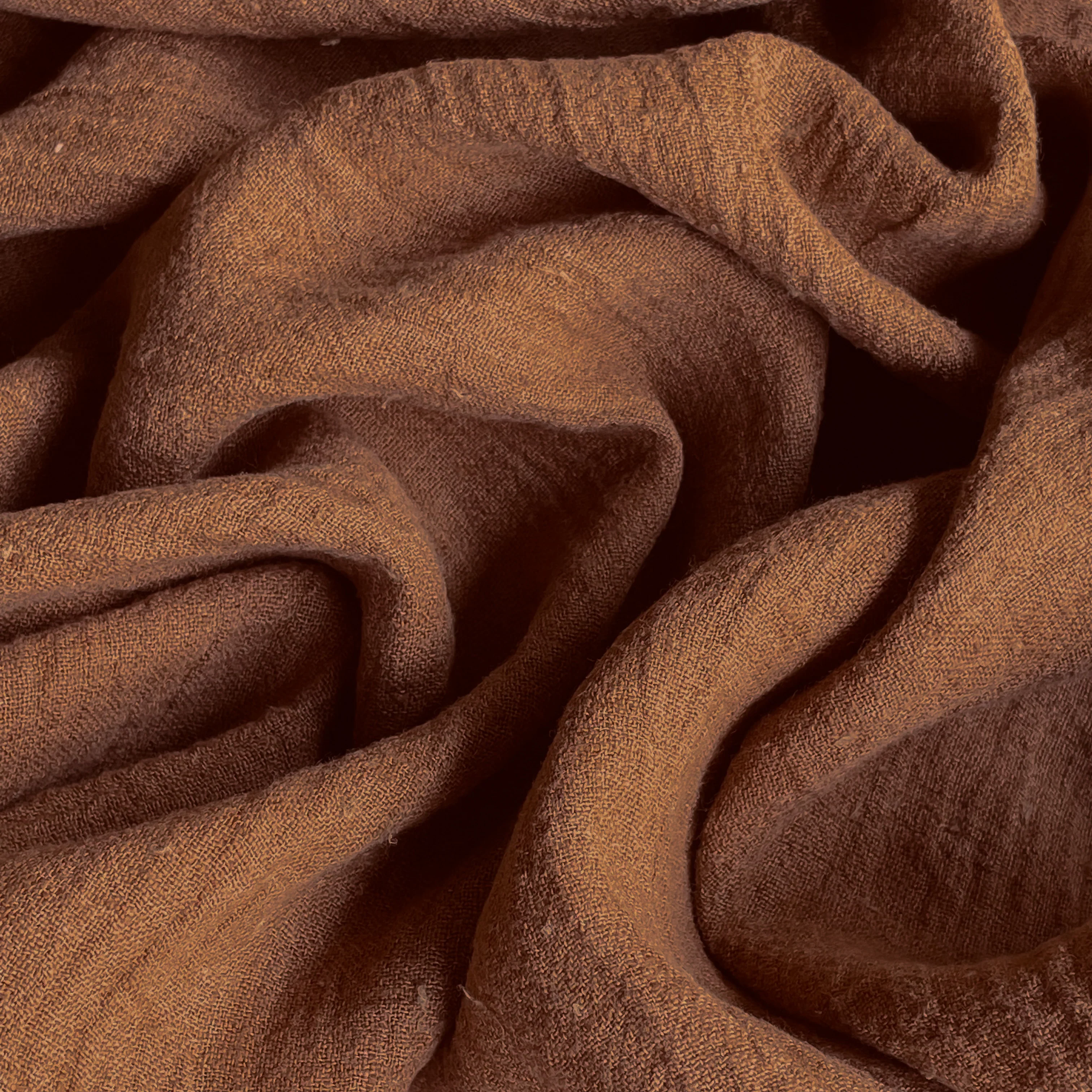 Caramel Crinkle Linen - Image 2