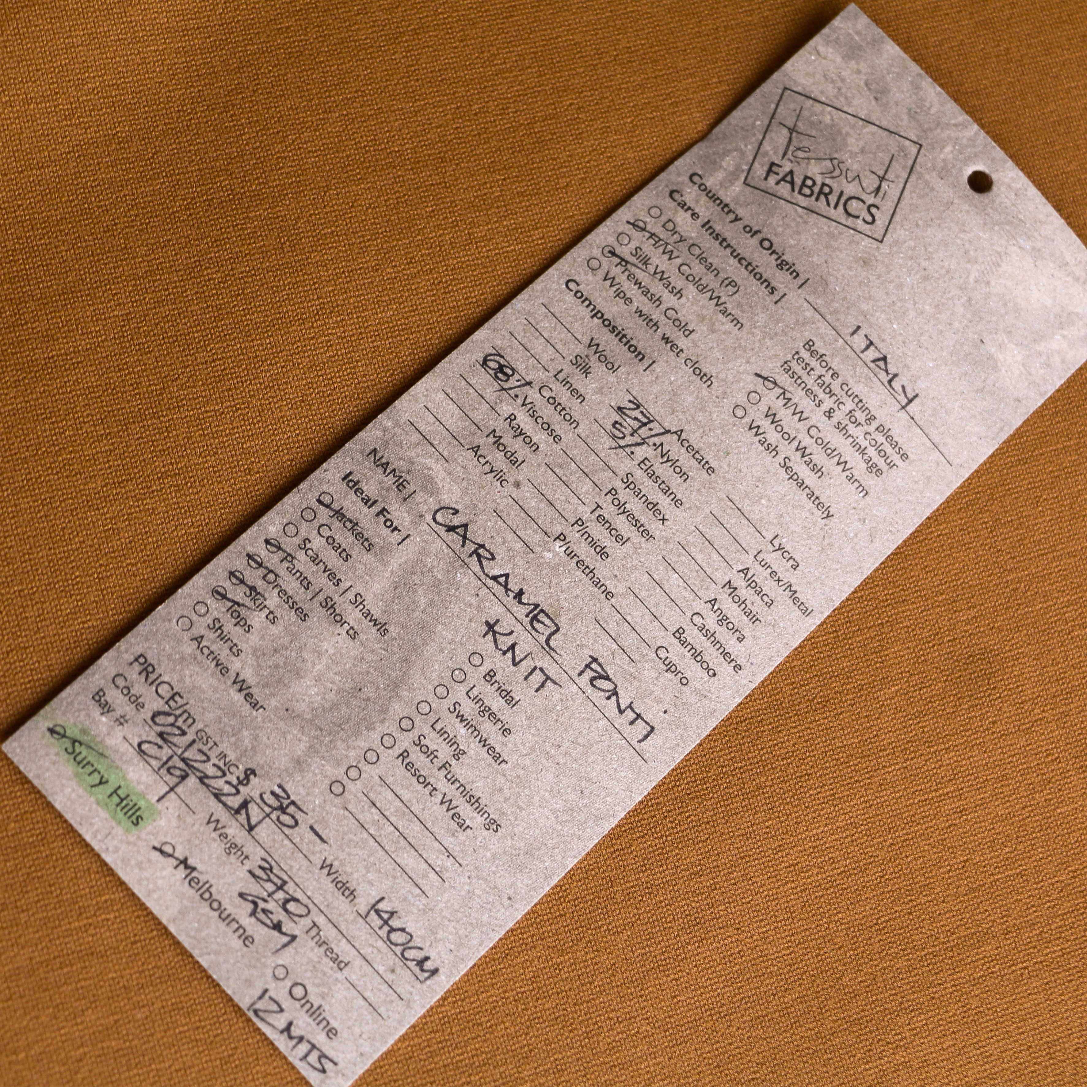 Caramel Ponti Knit - Image 3