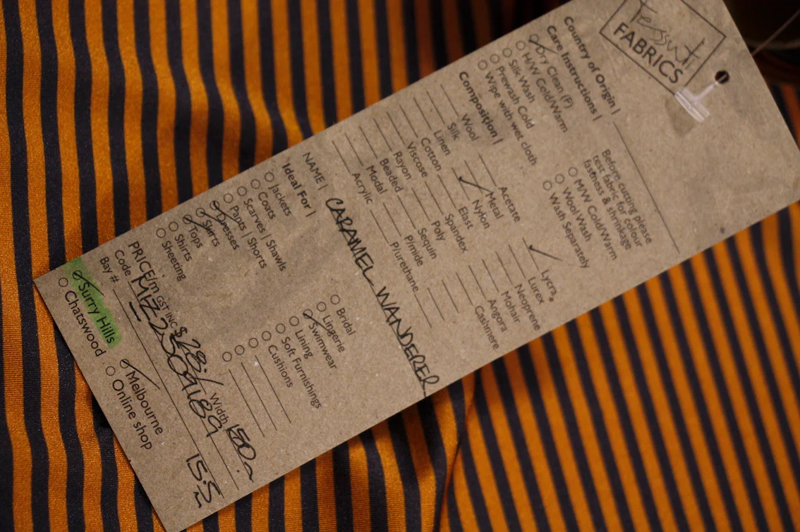 Caramel Wanderer - Swimwear Fabric - Image 3