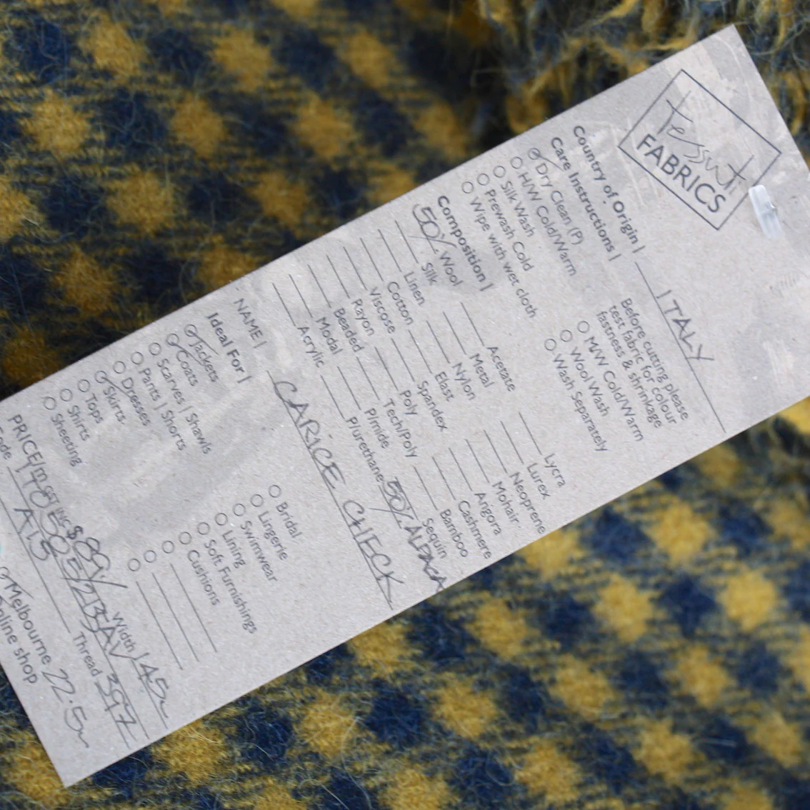 Carice Check - Coating - Image 5