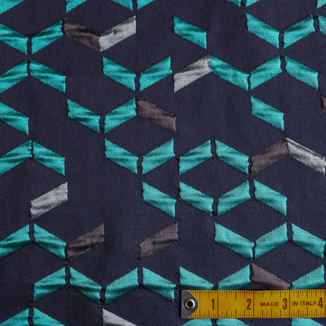 Carina Aqua/Grey Jacquard - Image 3