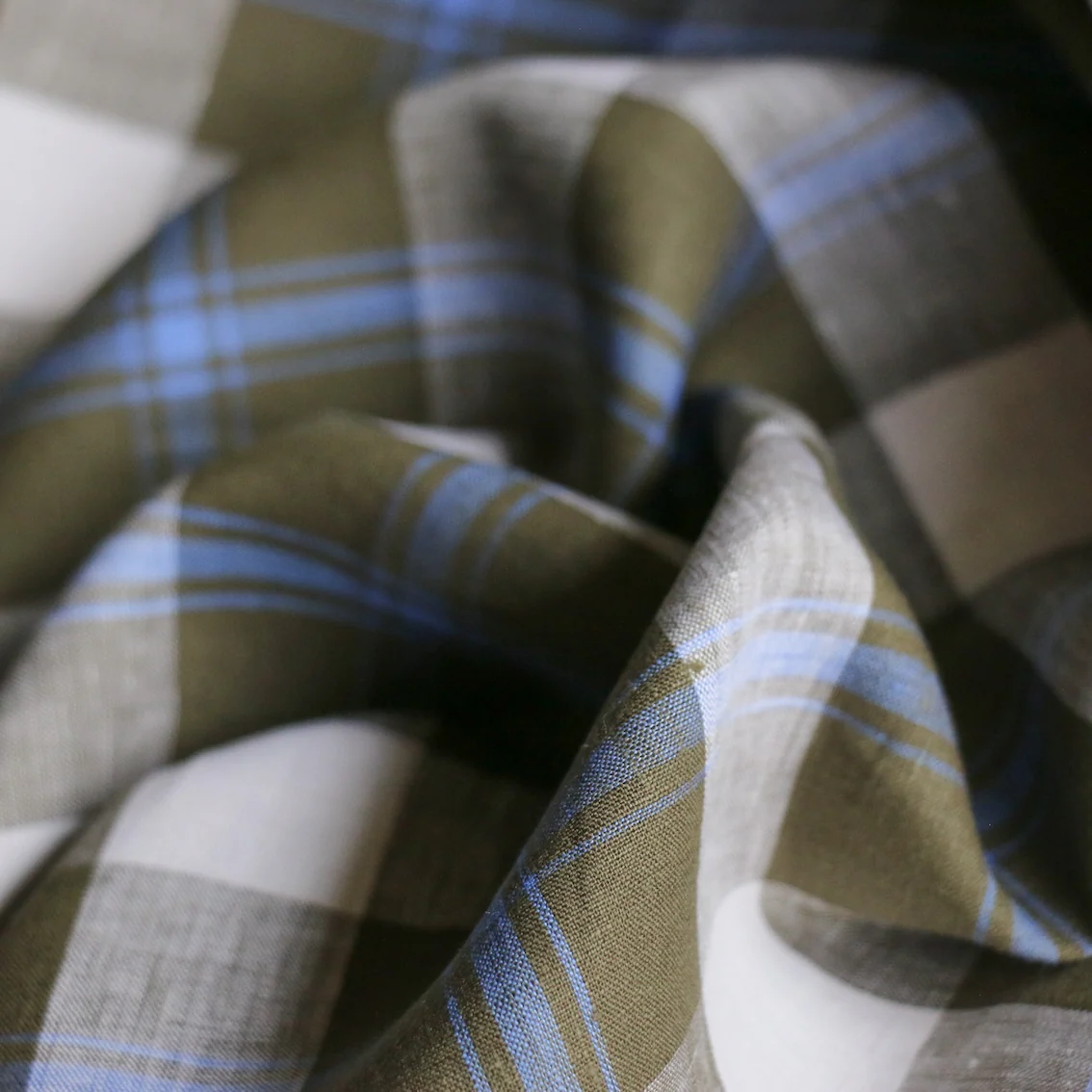 Carlotta Plaid Yarn Dyed Linen - Image 2