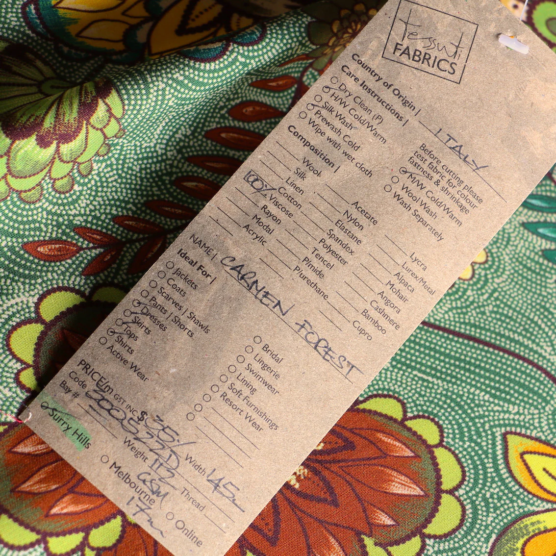 Carmen Forest Viscose Poplin - Image 5