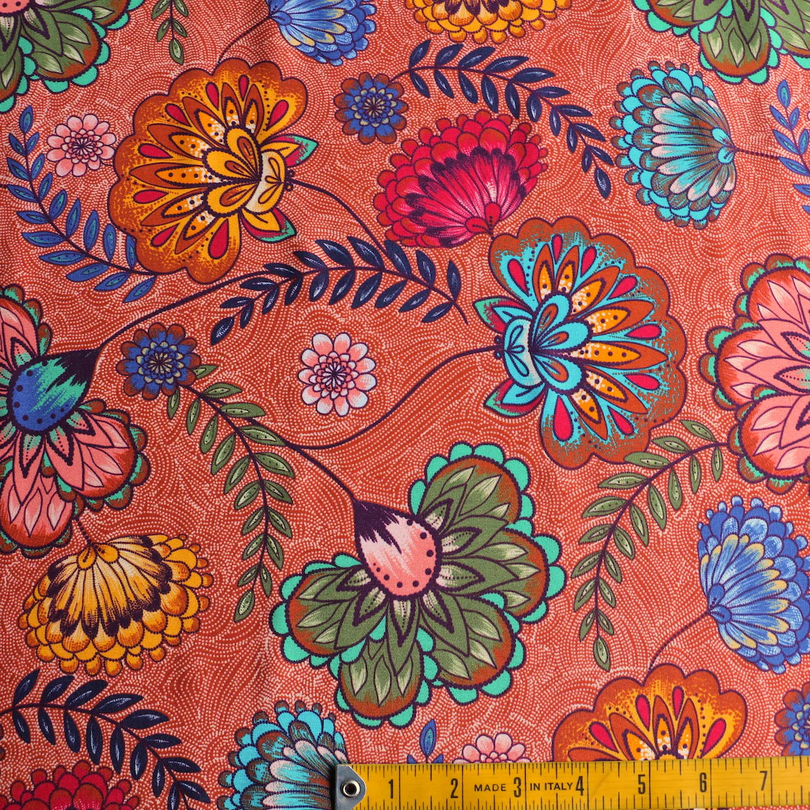 Carmen Rust Viscose Poplin - Image 3