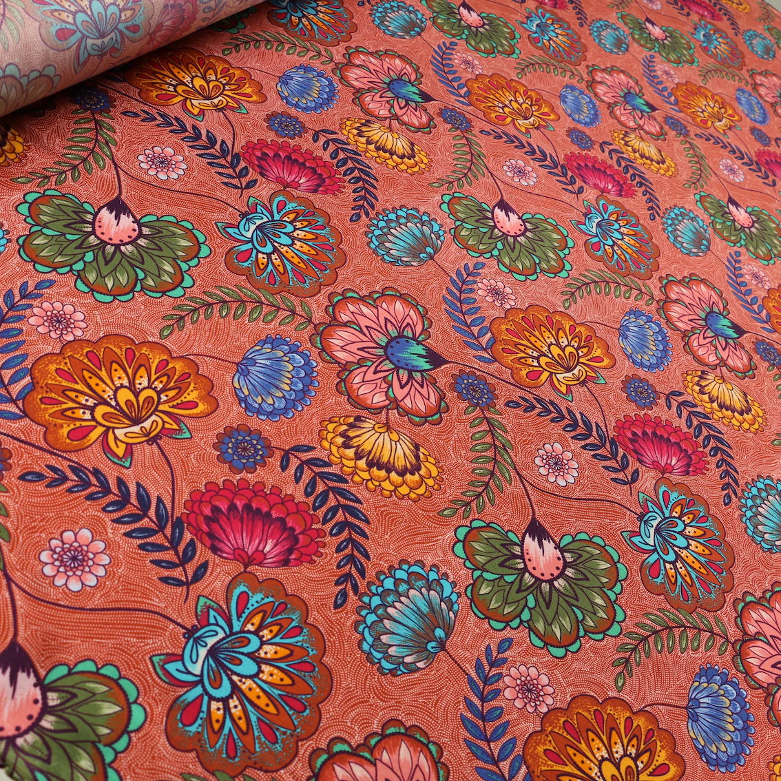 Carmen Rust Viscose Poplin - Image 4