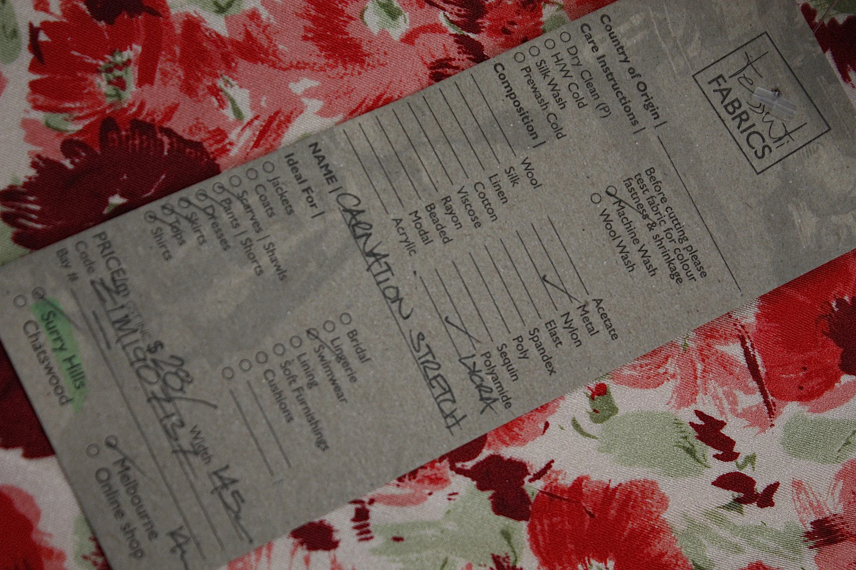 Carnation Stretch - Swimwear Fabric - Image 6