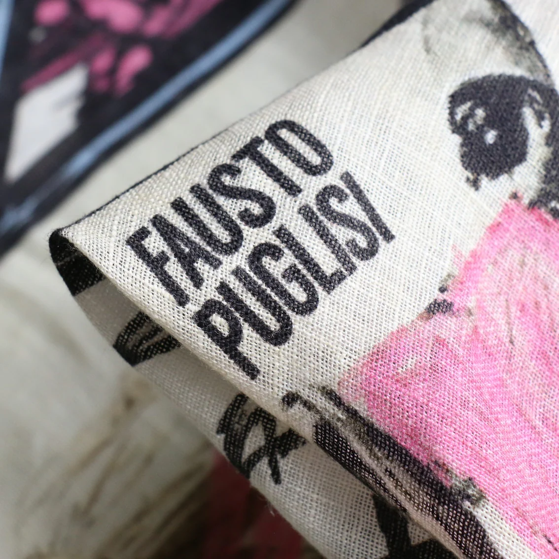 Carnivale Pink Linen Gauze - Image 3