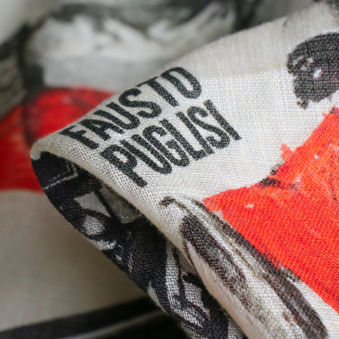 Carnivale Red Linen Gauze - Image 3