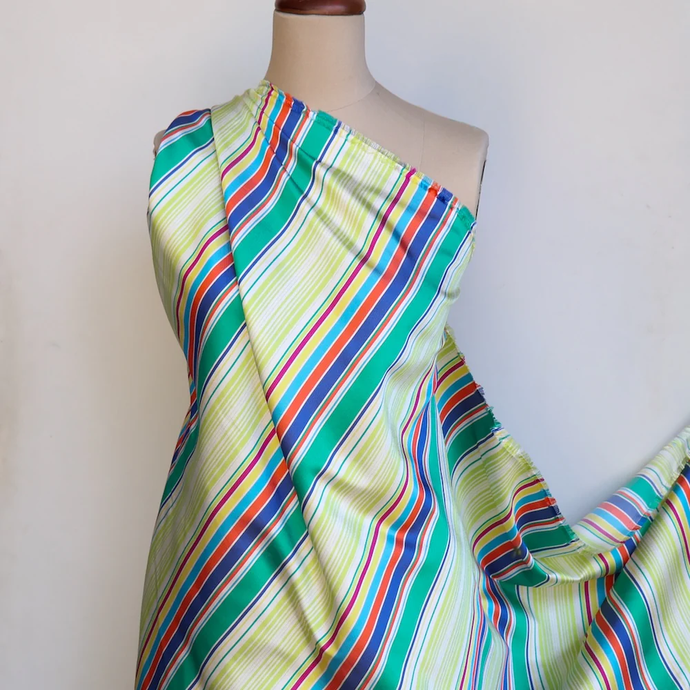 Carnivale Stripe Twill Silk - Image 5